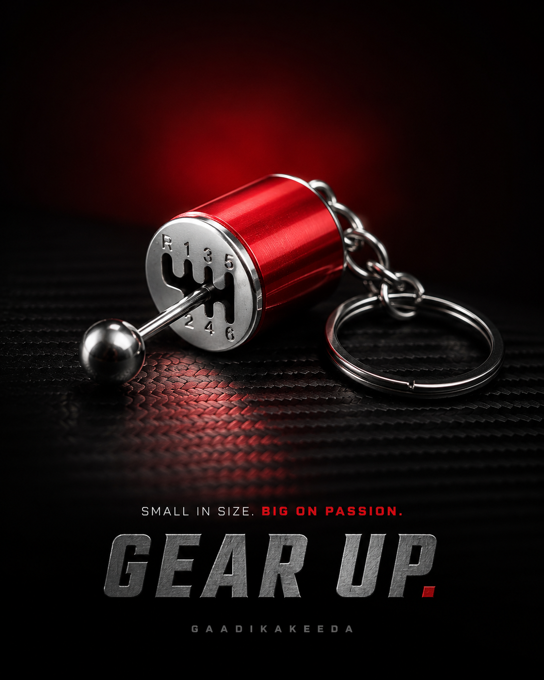 6-Speed Manual Gearbox Keychain ⚙️ | Functional Gear Shifter | Premium Metal Keychain